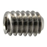 MIDWEST FASTENER 1/4"-20 x 3/8" 18-8 Stainless Steel Coarse Thread Hex Socket Headless Set Screws 10PK 67575